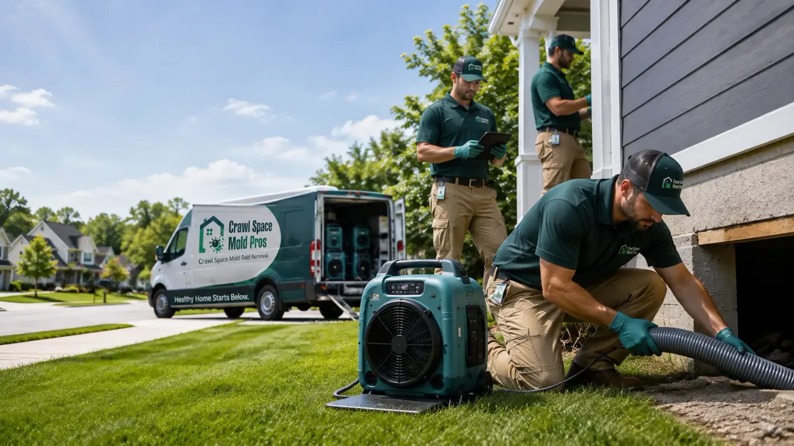 Crawl Space Mold Removal in Leawood, KS